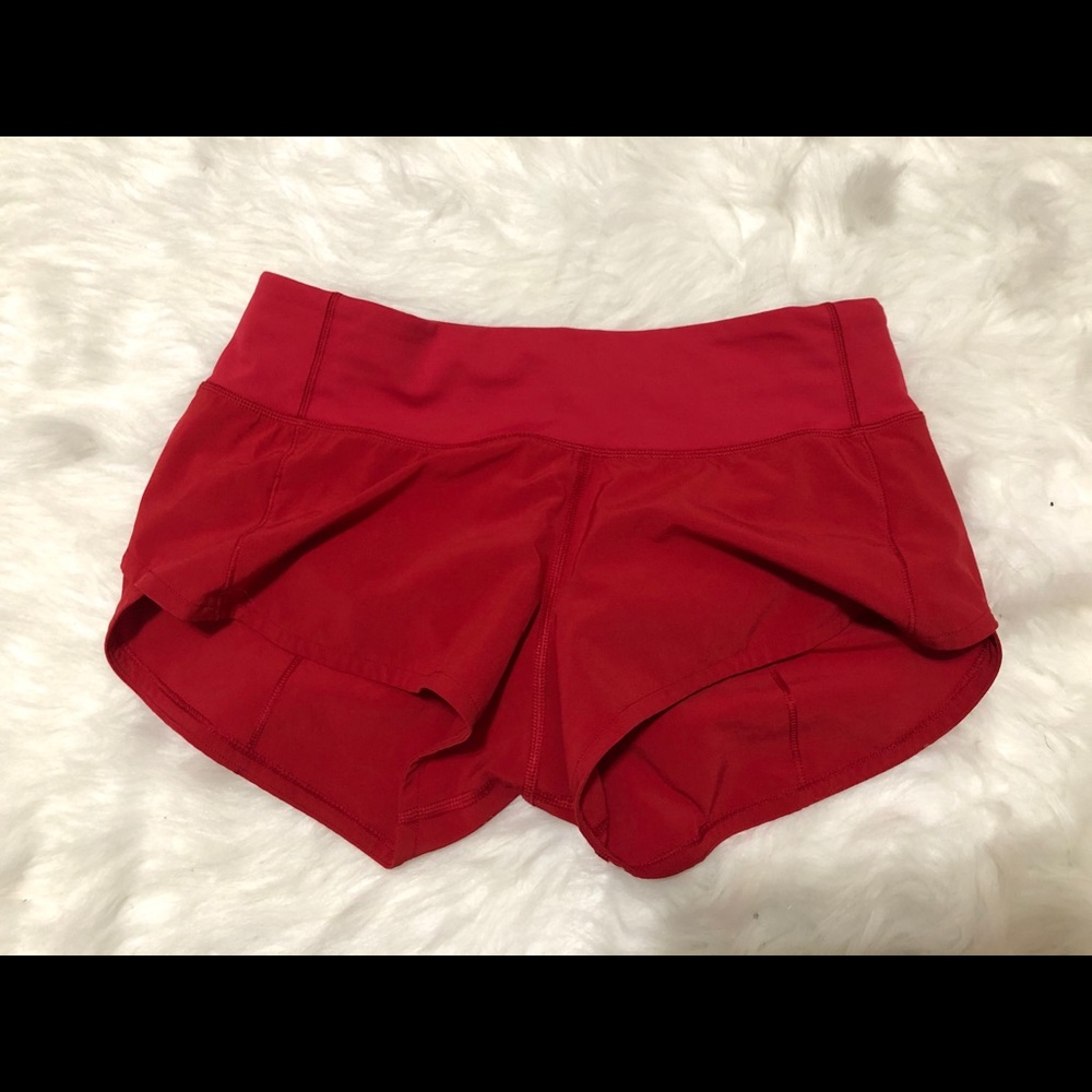 NWOT lululemon speed up shorts 2.5”